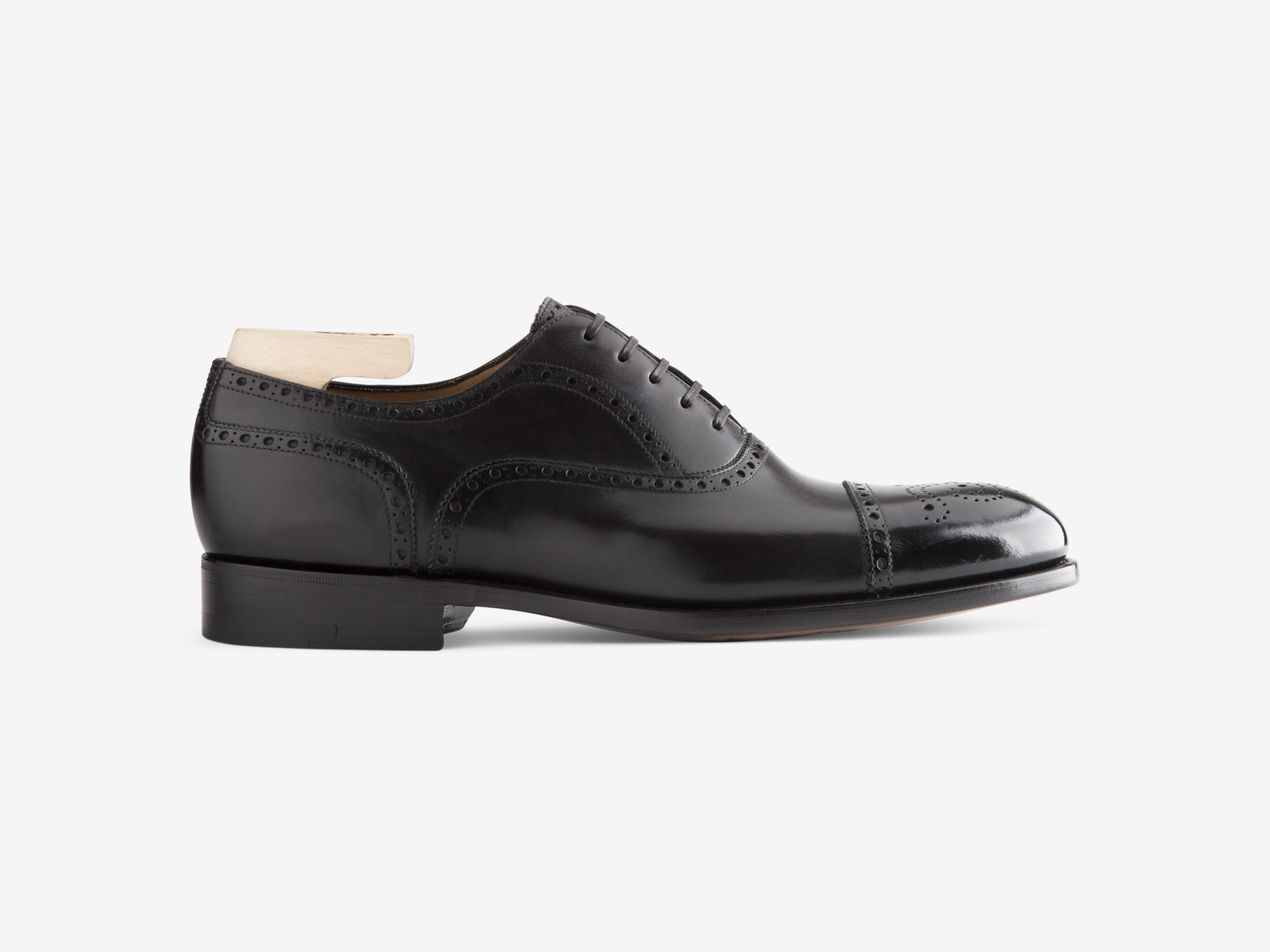 Paolo Sartori Art. 06 Oxford in pelle Atinticata Nera