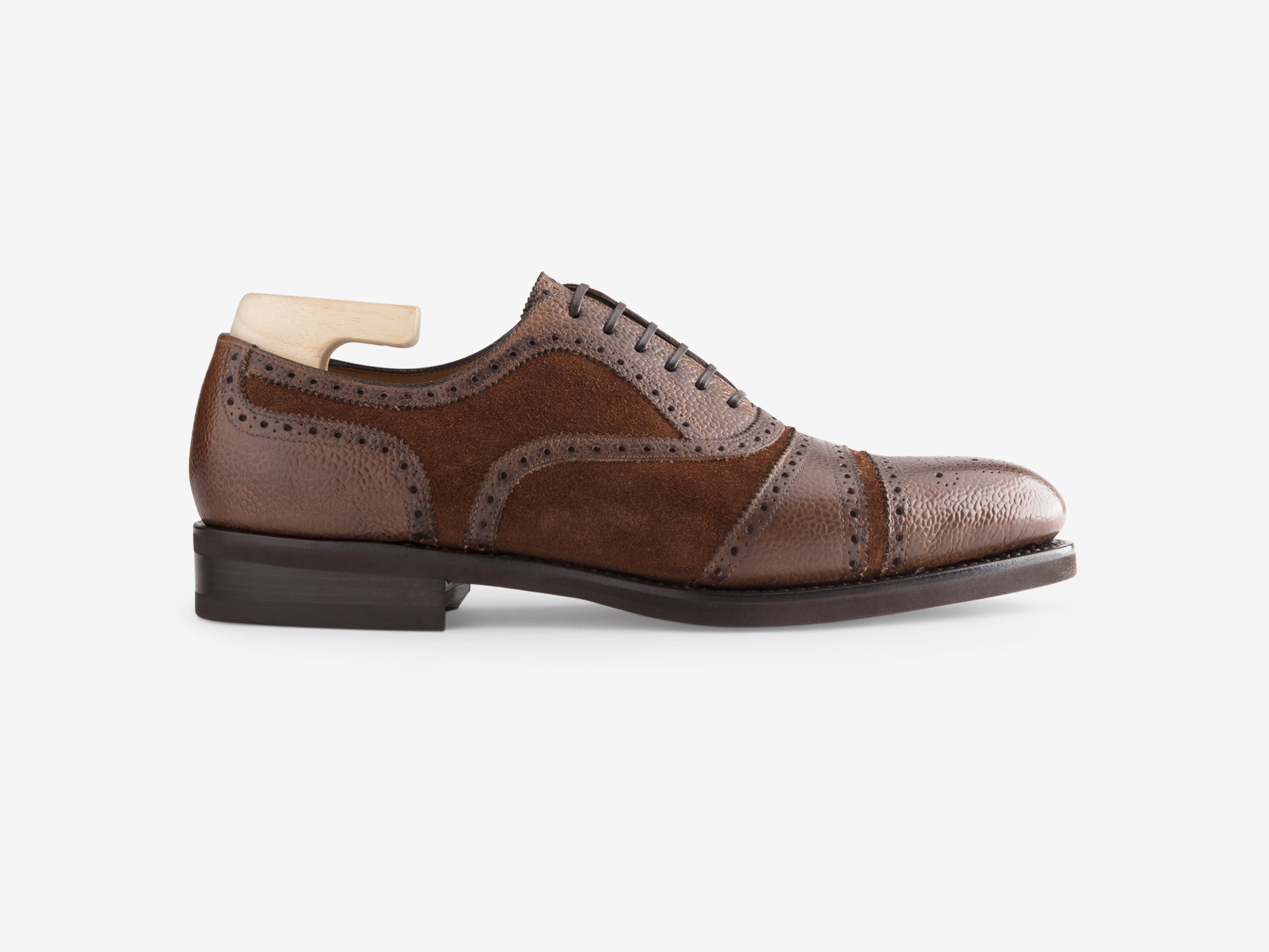 Paolo Sartori Art.626 Oxford in Camoscio Marrone