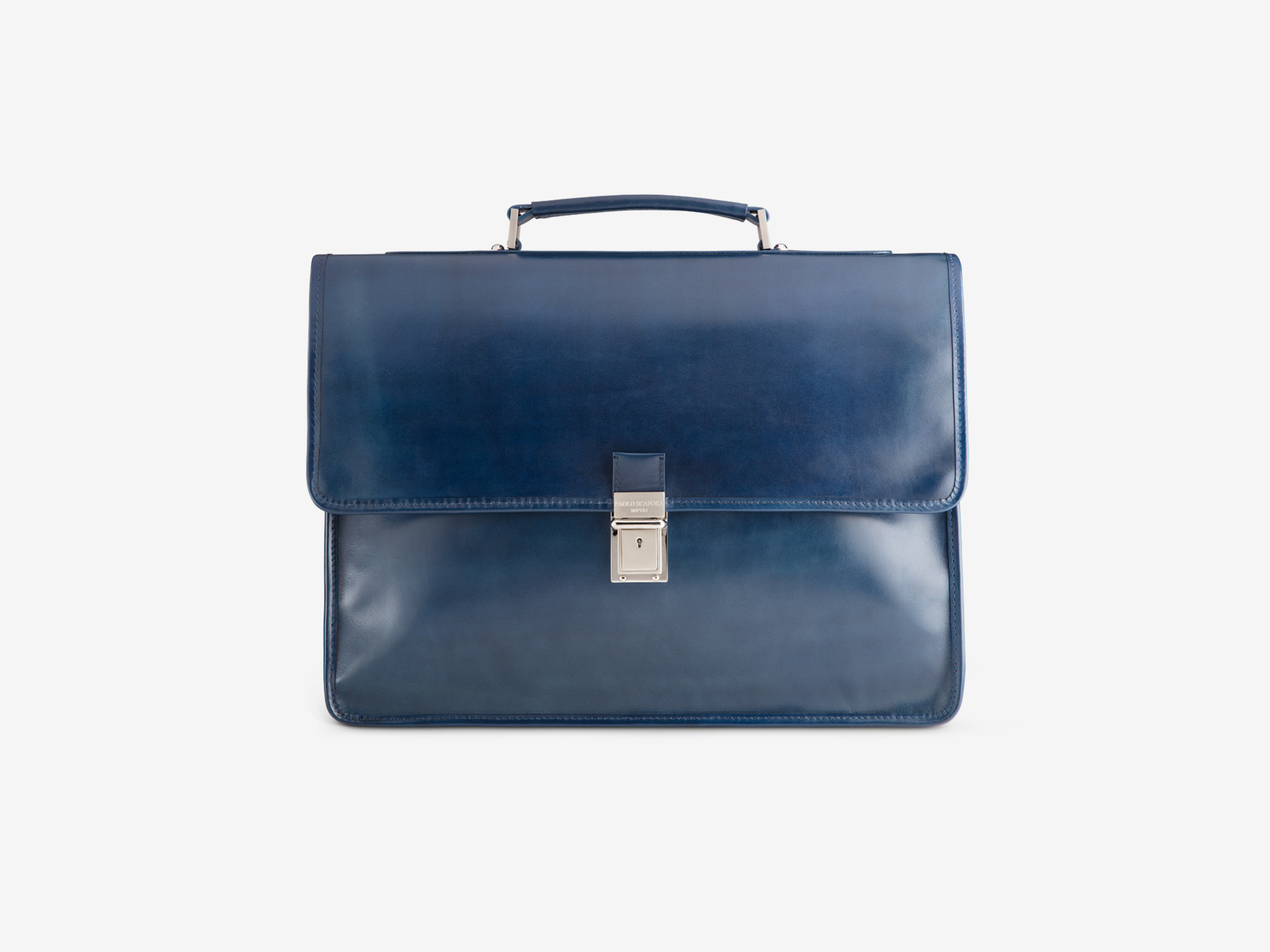 Paolo Sartori Briefcase Briefcase in pelle Anticata Oceano