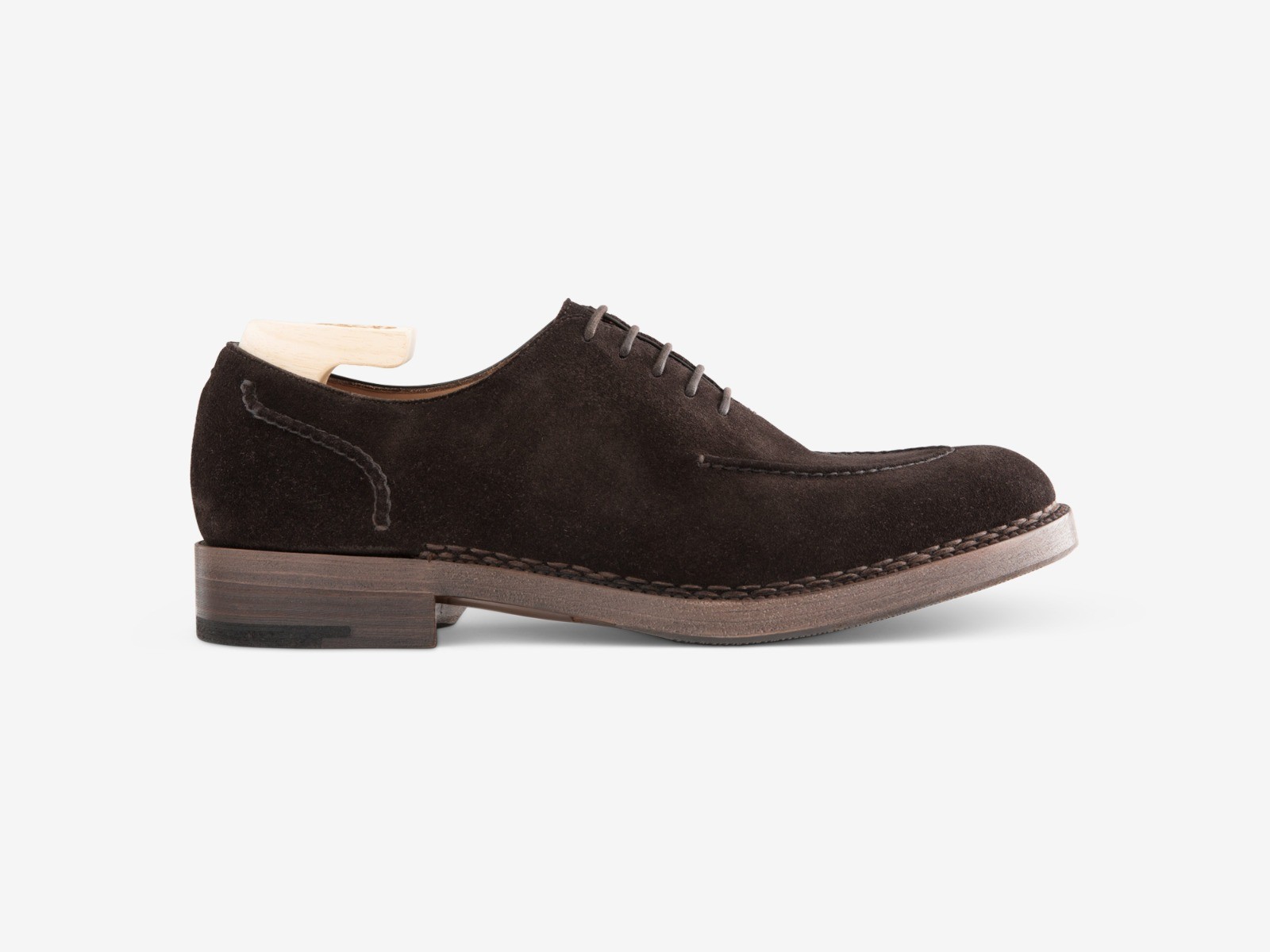 Paolo Sartori Art.666 Oxford in Camoscio Dark Brown